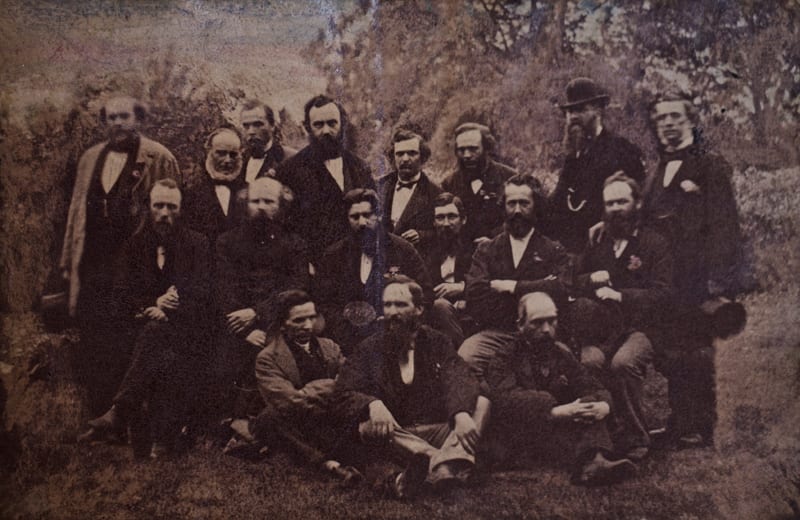 Members of the Glasgow Southern Medical Society at the annual summer picnic in Luss, 21 June 1873