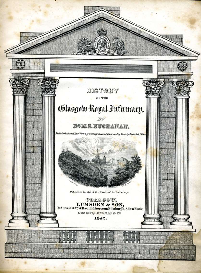 History of the Glasgow Royal Infirmary by Moses Buchanan, 1832