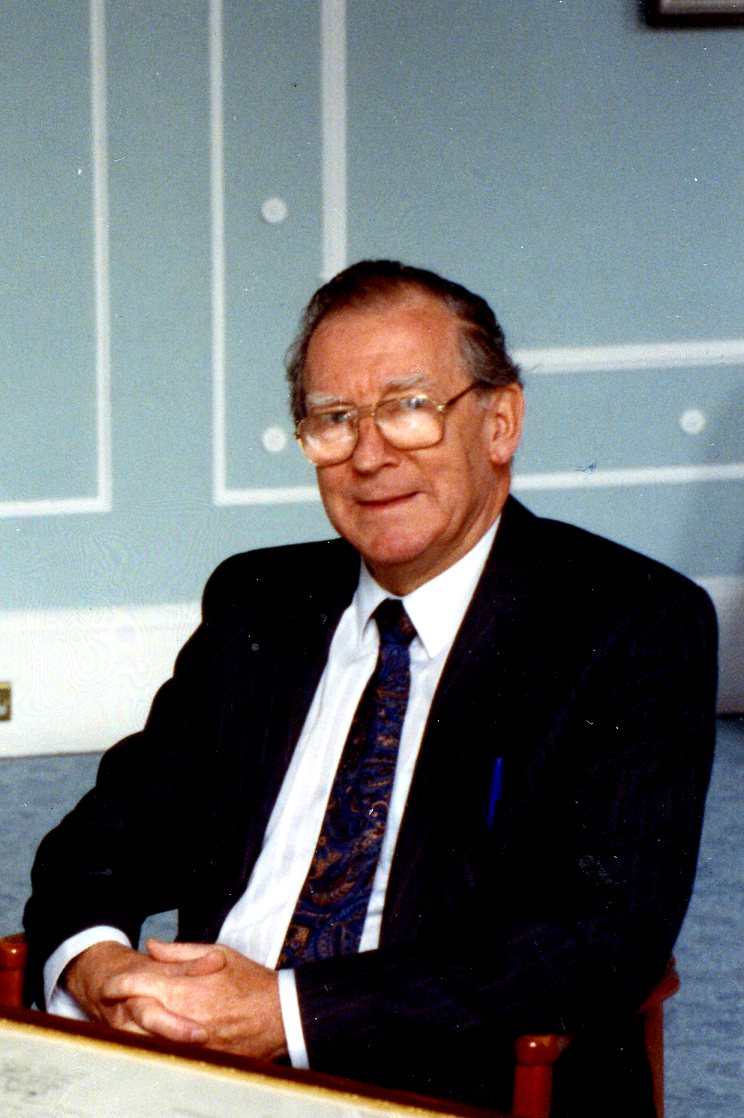 Dr Robert Hume when President of the Royal College of Physicians and Surgeons of Glasgow, 1992.