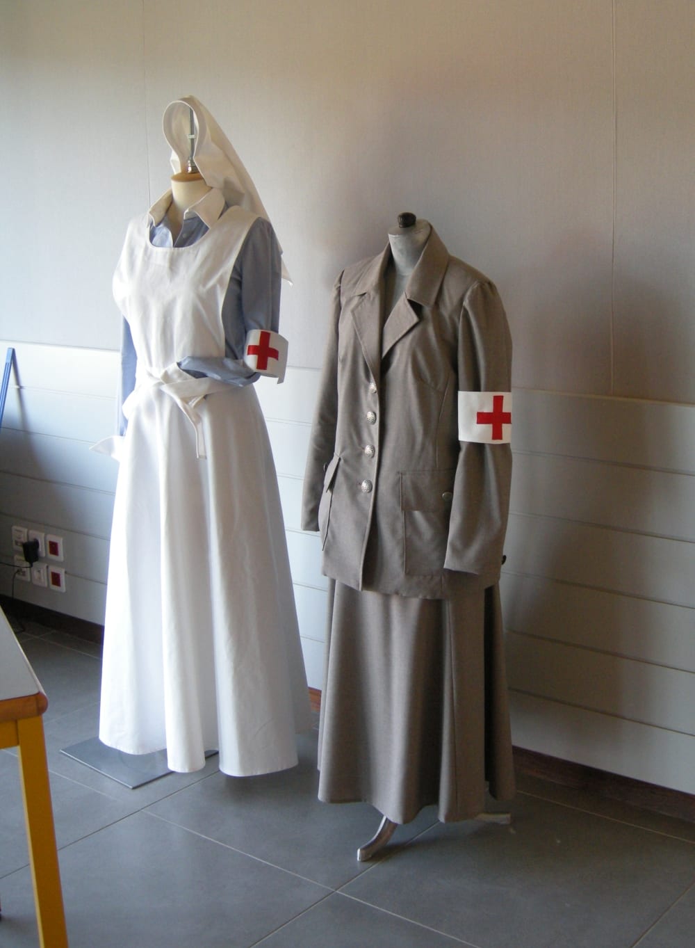 Uniforms made especially for the exhibition at Chanteloup