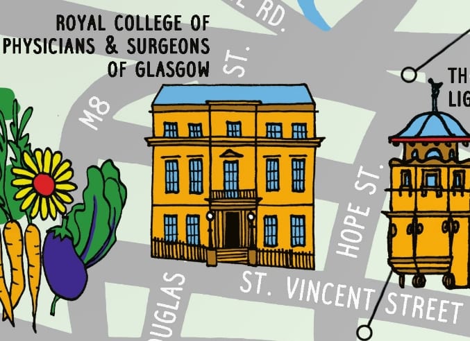 Illustration of College in the Doors Open Children's Programme