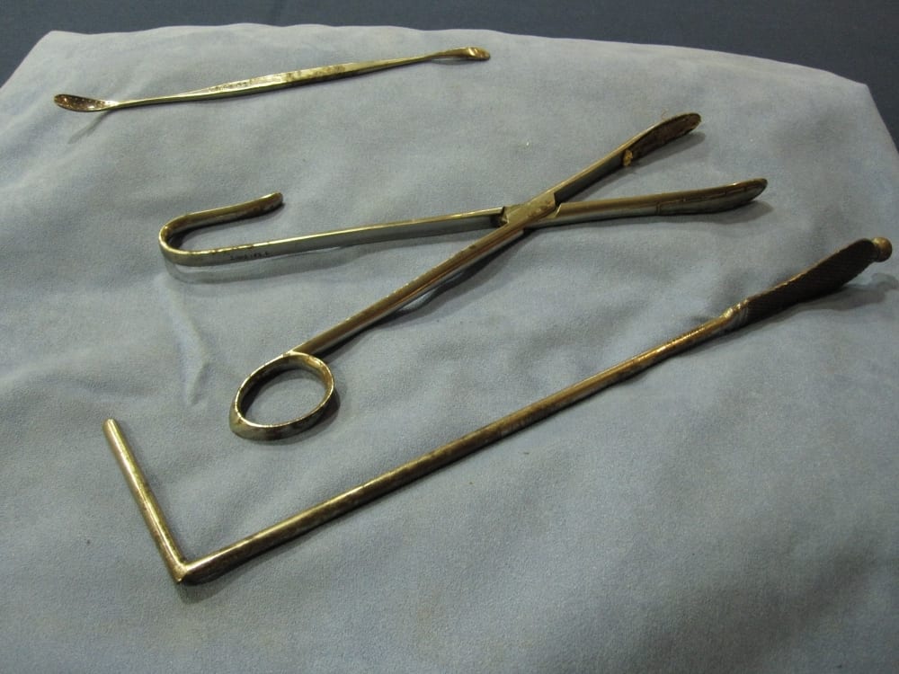 Part of lithotomy set by W.B. Hilliard and Sons