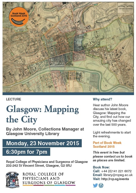 Glasgow: Mapping the City Poster