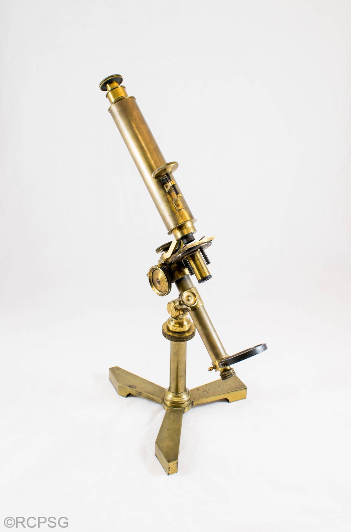 achromatic microscope manufactured by Andrew Pritchard